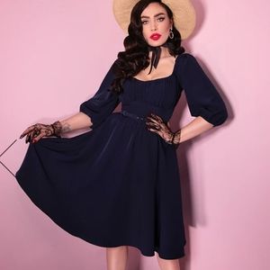 NWT Vacation Dress in Navy Blue